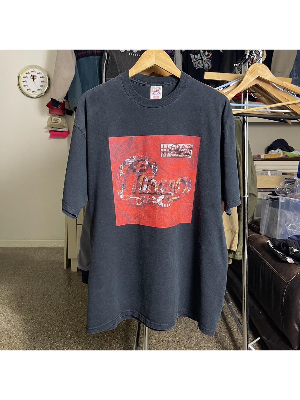 Vintage 90s Chicago Band Rock Tour Shirt